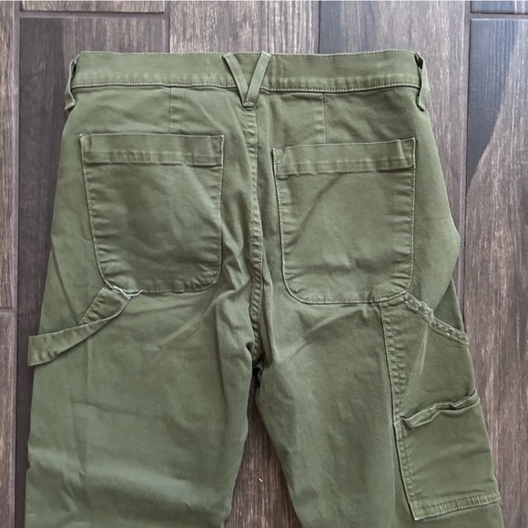 Veronica Beard Lynne Cargo High Rise Pants in Palm Green Sz 28 - Picture 8 of 12